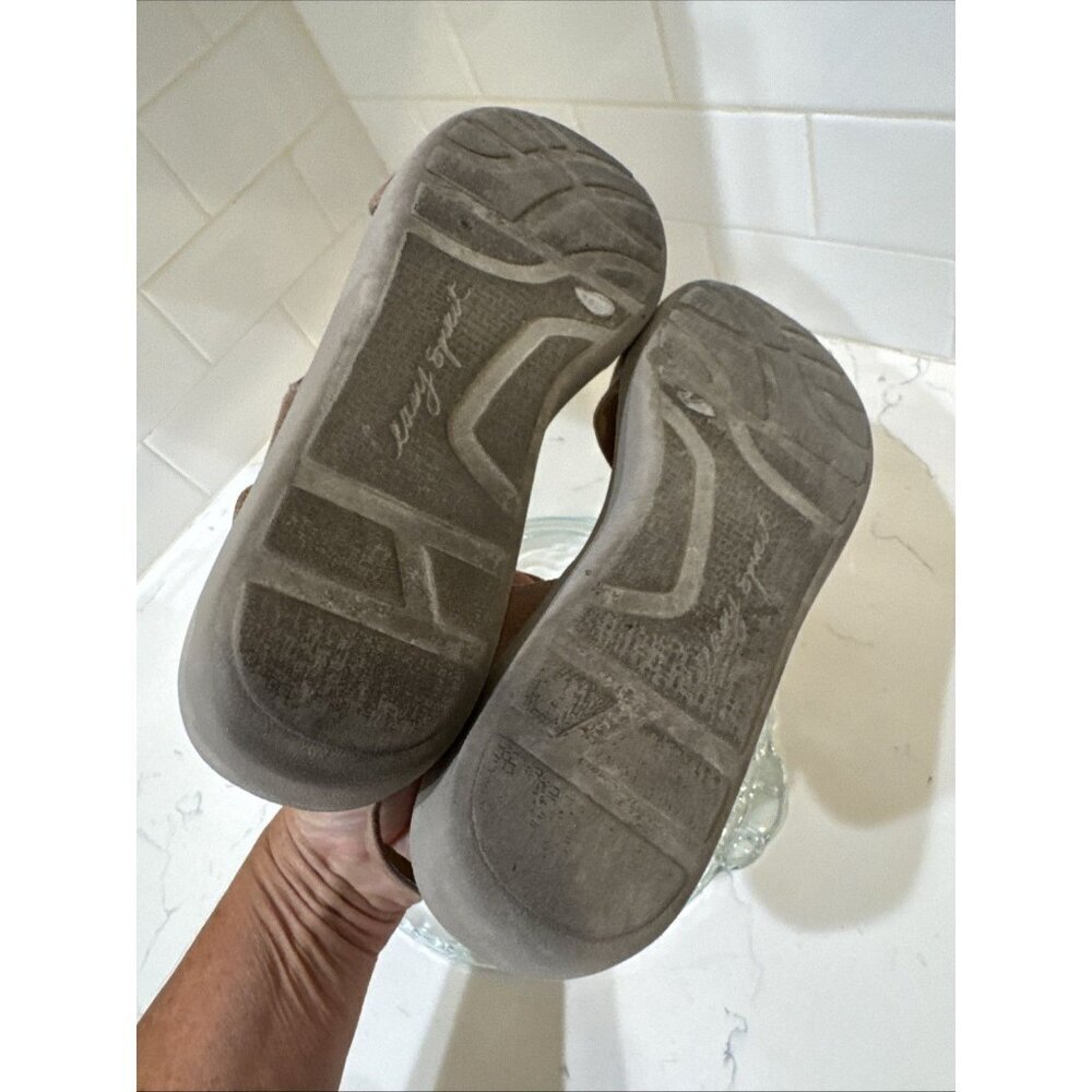 Easy Spirit Kailynne Strappy Sandal Women's Sz 10M Brown Suede Hook & Loop - Picture 12 of 14